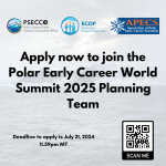 Apply now to join the Polar Early Career World Summit planning team!