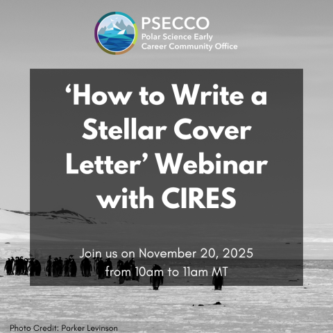 'How to Write a Stellar Cover Letter' Webinar on November 20 at 10am MT