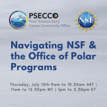 PSECCO & NSF logos | Navigating NSF & the Office of Polar Programs