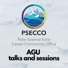 Image tile indicating "AGU talks and sessions"